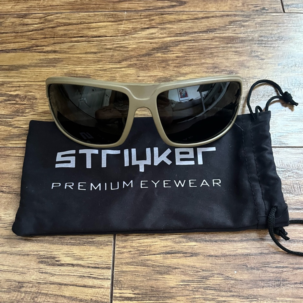 Striker Green Sunglasses with Cloth Bag